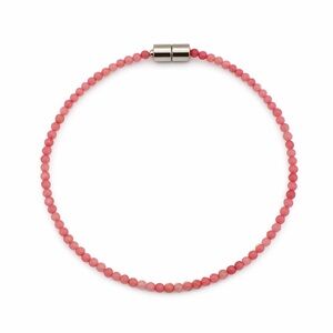 Pink Opal Gemstone Magnetic Bracelet 7.5”